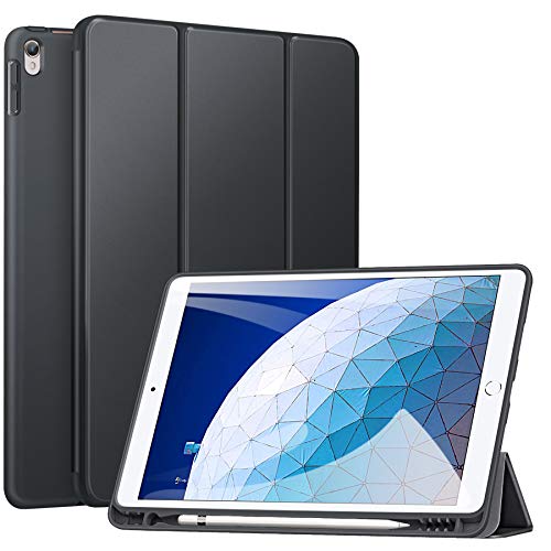 Ztotop Case for iPad Air 10.5" (3rd Gen) 2019/iPad Pro 10.5" 2017 with Pencil Holder, Ultra Slim Soft TPU Back and Trifold Stand Cover with Auto Sleep/Wake Full Body Protective Smart Case