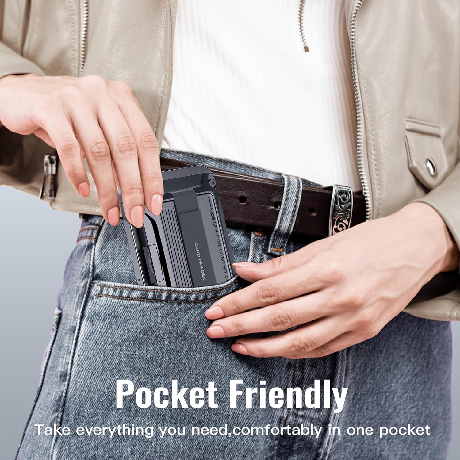 Magnetic RFID Blocking Functionality Magsafe Wallet Work With Find My