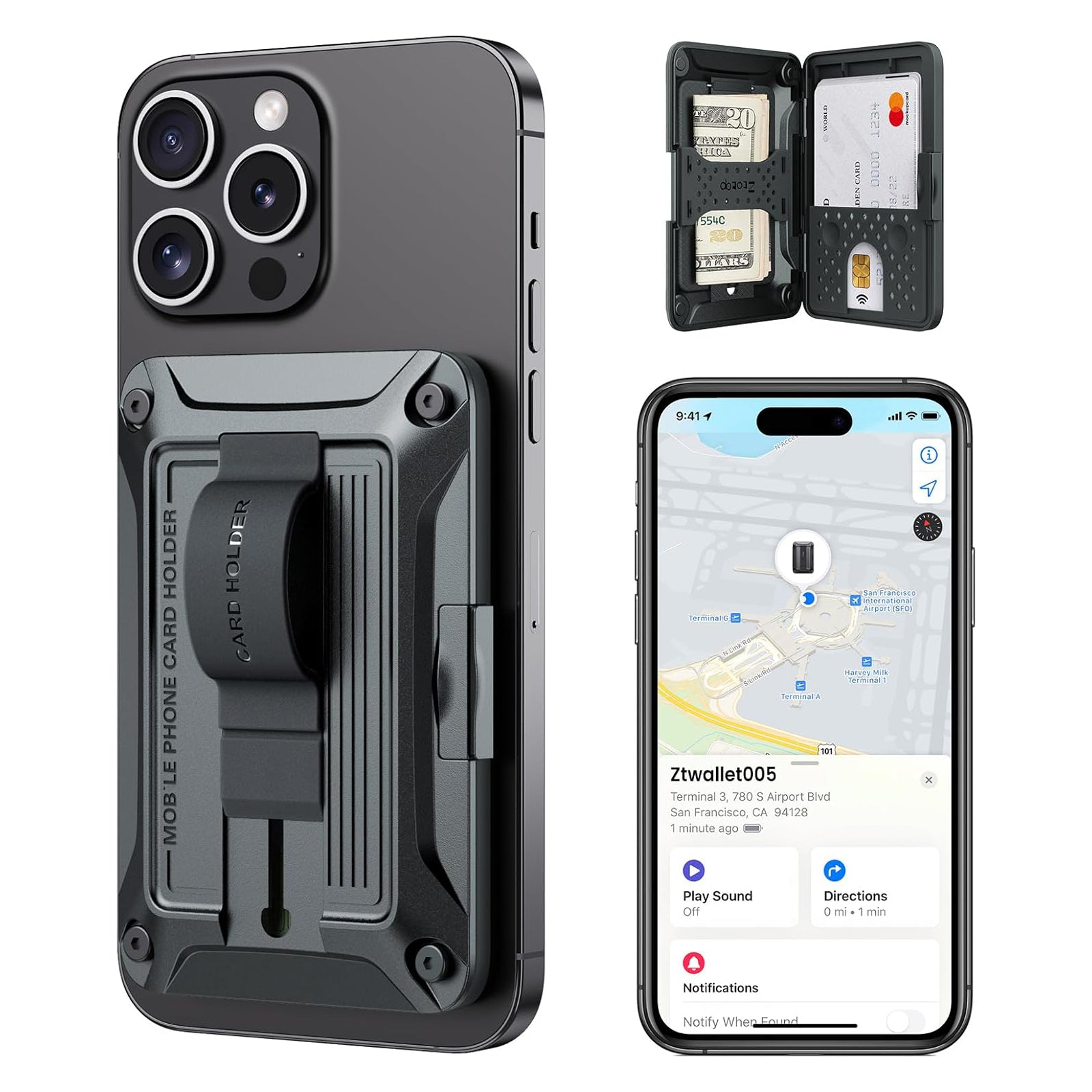 Magsafe Wallet Iphone 12 Pro Case Wallet Magnetic Magsafe