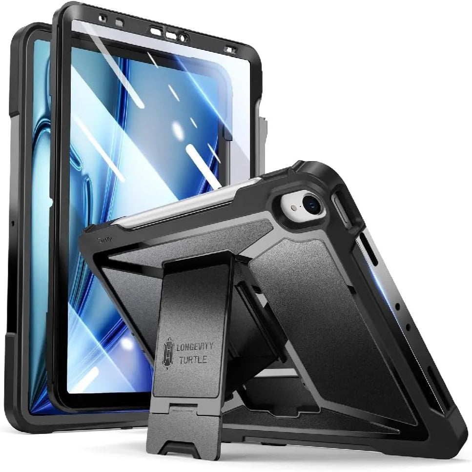 iPad Air 6th Generation 11 Inch M2 2024, iPad Air 5th/4th Gen 10.9 Inch iPad Pro 11" 2018 1st, Built-in Screen Protector, Shockproof Case