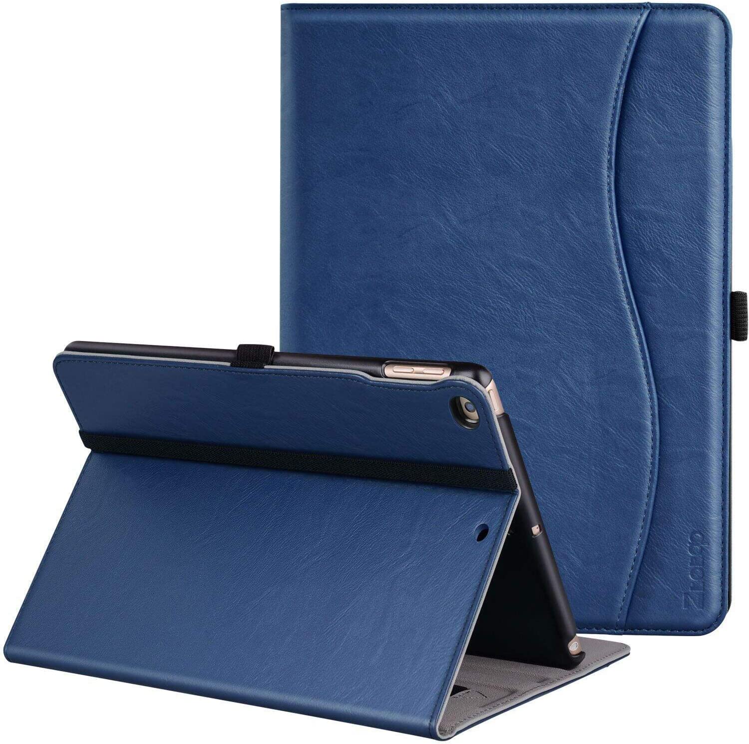 iPad 6th/5th Generation 9.7 Inch 2018/2017 iPad Air 2nd/1st Gen PU Leather Folding Cover Case