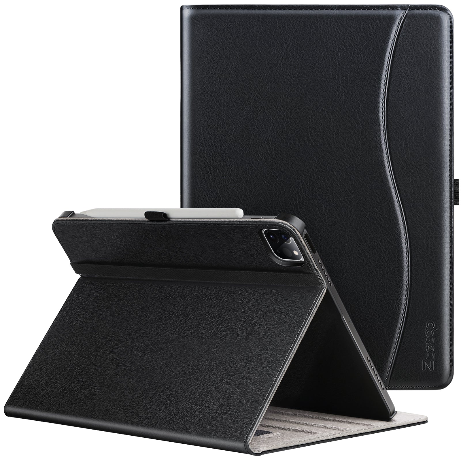 iPad Pro 12.9 Case 6th/5th/4th Generation 2022/2021/2020 Premium PU Leather Folio Case