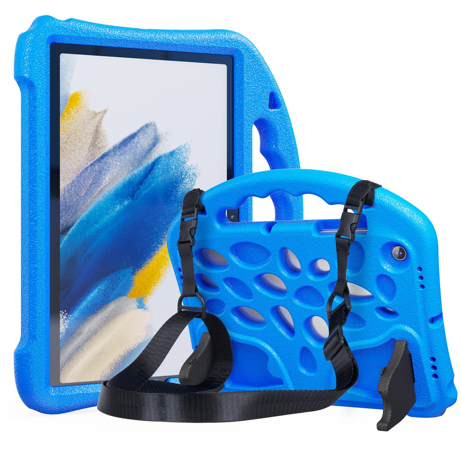 Kirot bleu transparent étui étanche pour tablette