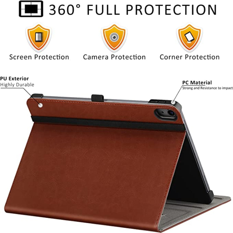 iPad 10th Generation 10.9 Inch PU Leather Folio Stand Cover Case