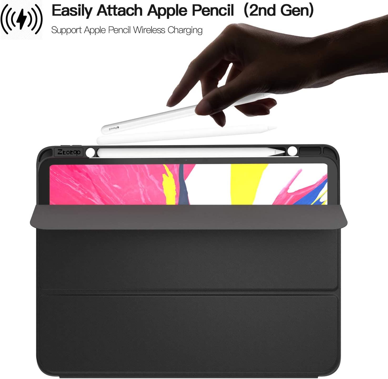 iPad Pro 12.9 2018 Case with Pencil Holder