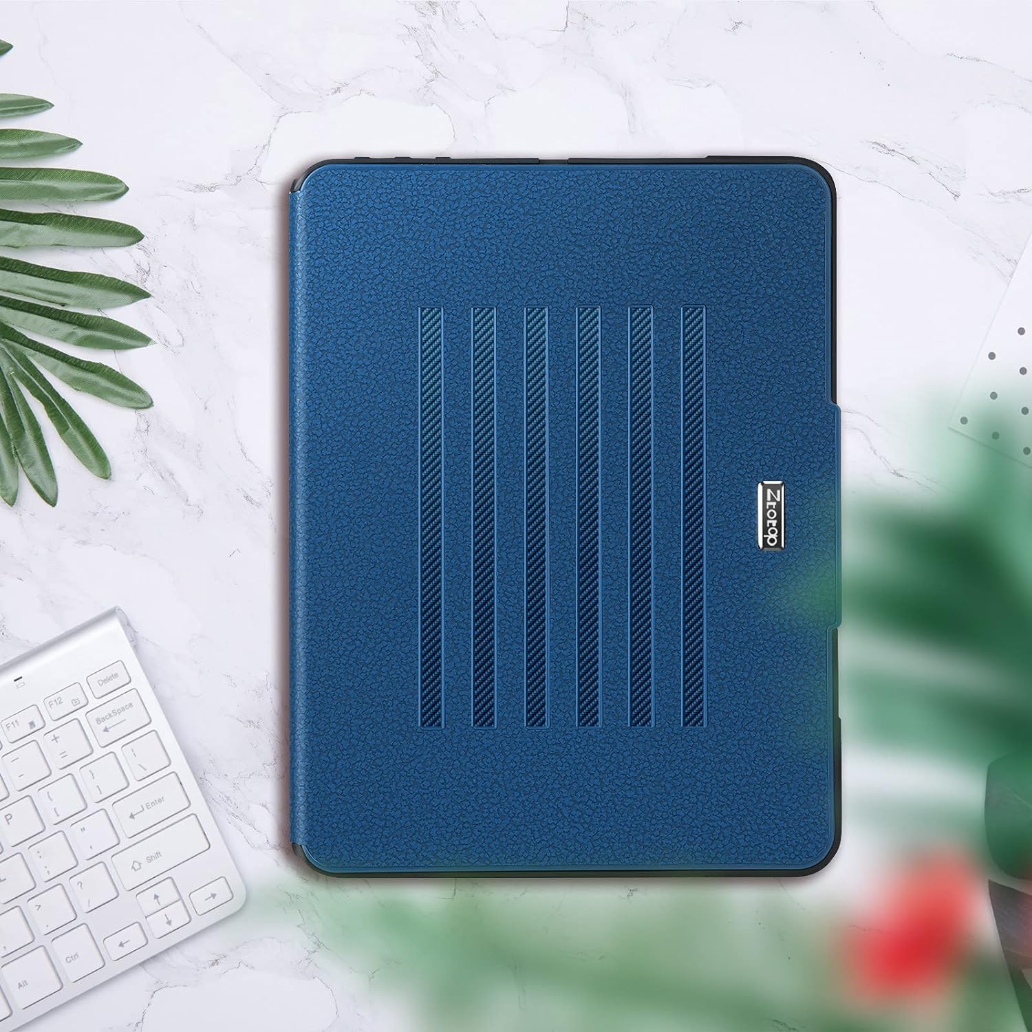 iPad Pro 13 Inch Case 7th Gen M4(2024)/ Pro 12.9 Inch 6th/5th/4th Generation 2022/2021/2020 Protective Case-Blue