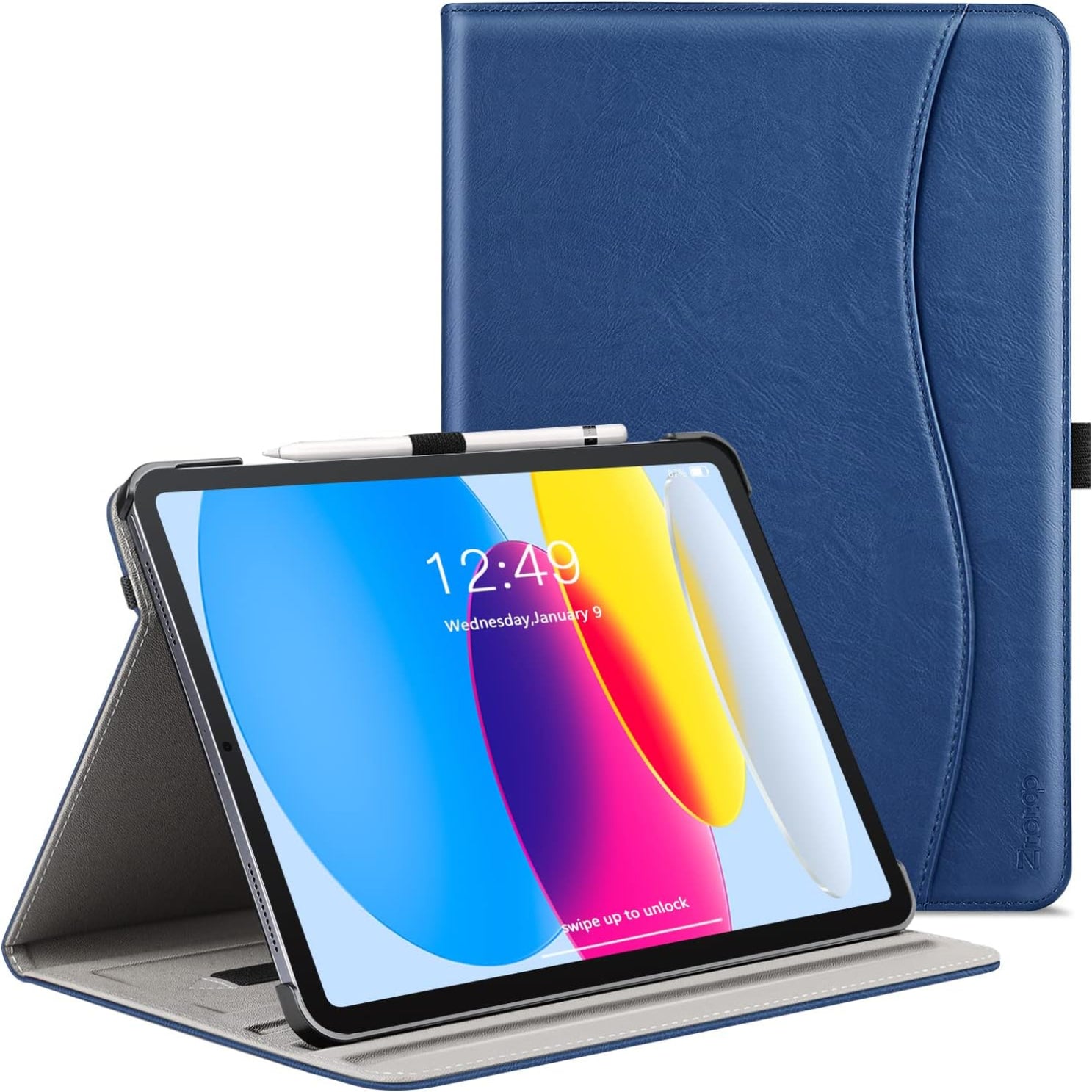 iPad 10th Generation Premium Leather Folio Case