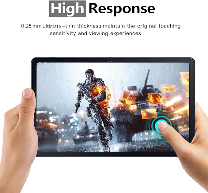 ZtotopCases 2 Pack Screen Protector for Samsung Galaxy Tab S9 FE 10.9 Inch & Tab S9/S8/S7 11 Inch Tablet, Easy Installation/High-Definition Tempered Glass with S Pen Compatible Scratch Resistant