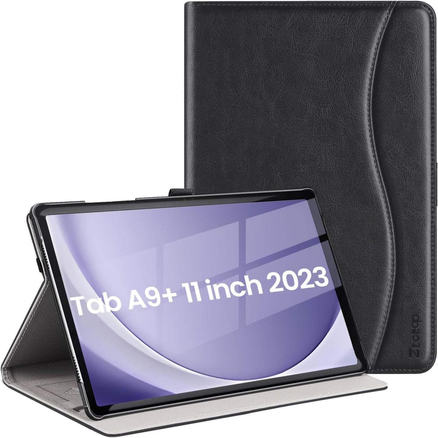 Samsung Galaxy Tab A9 Plus 11 Inch PU Leather Case-Black