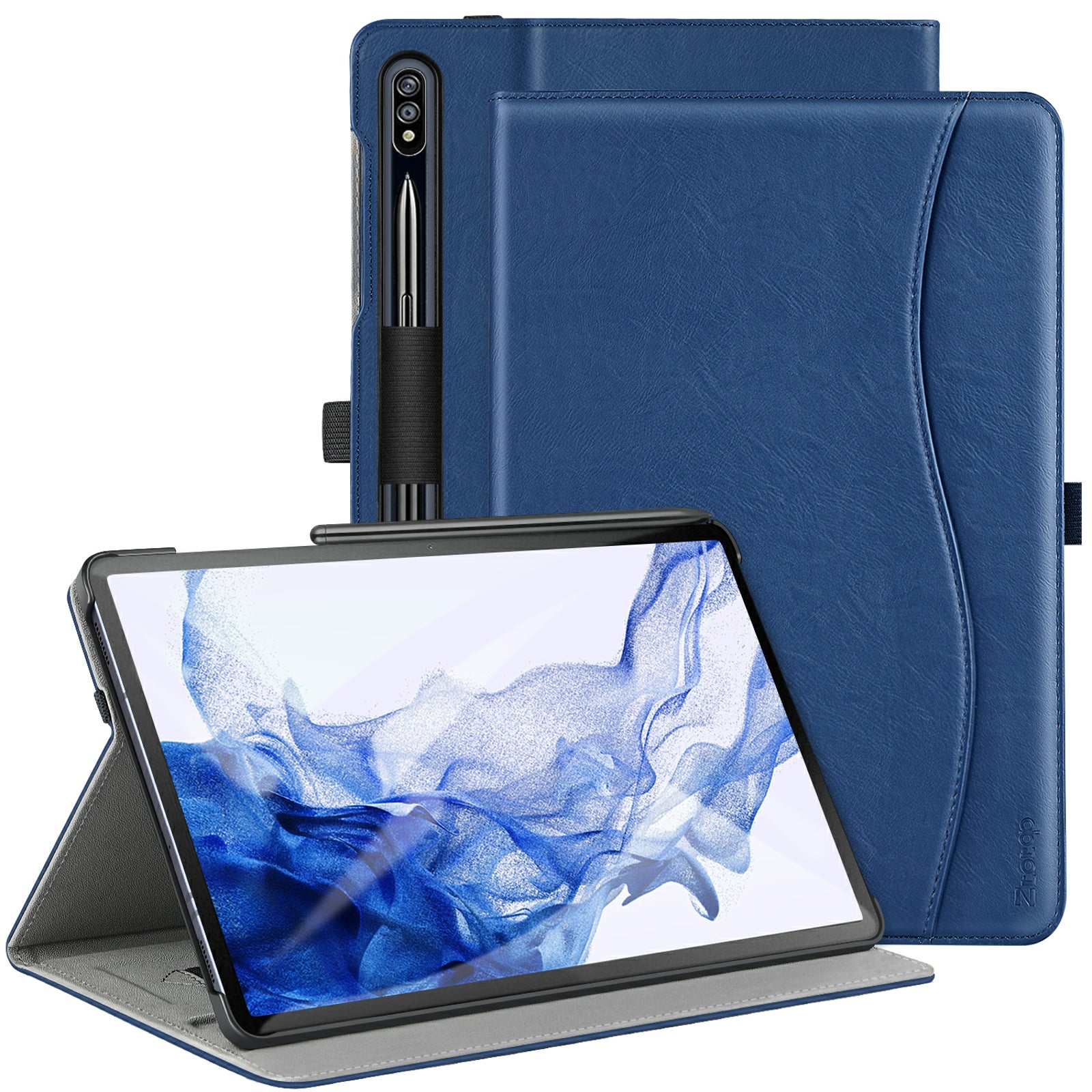Galaxy Tab S8/S7 Premium Leather Folio Case