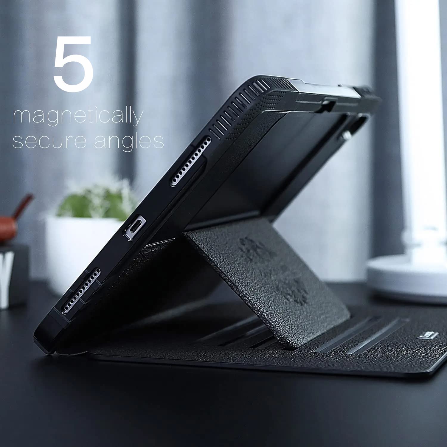 iPad Mini 6 [5 Magnetic Angles] Strong Magnetic Case