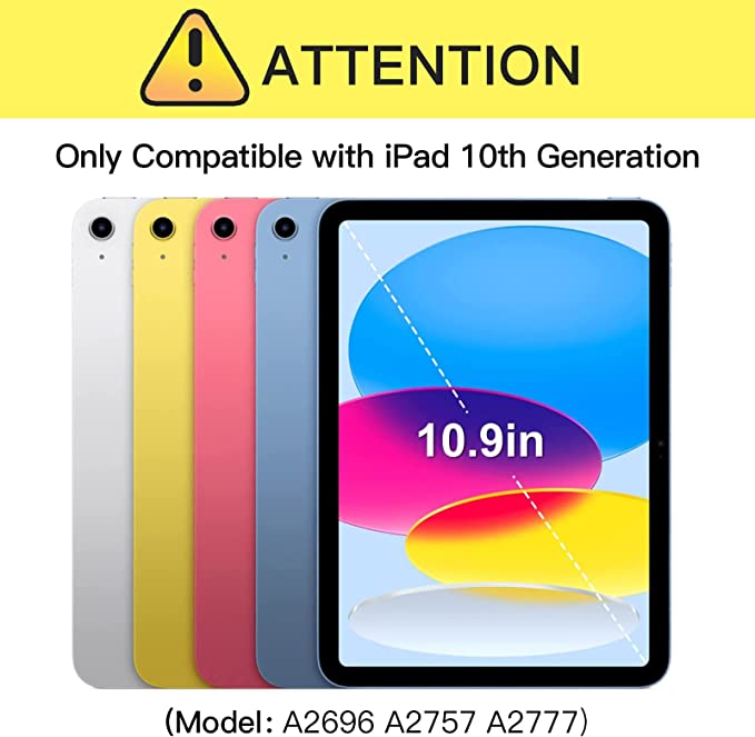 iPad 10th Generation Slim Trifold Translucent Case