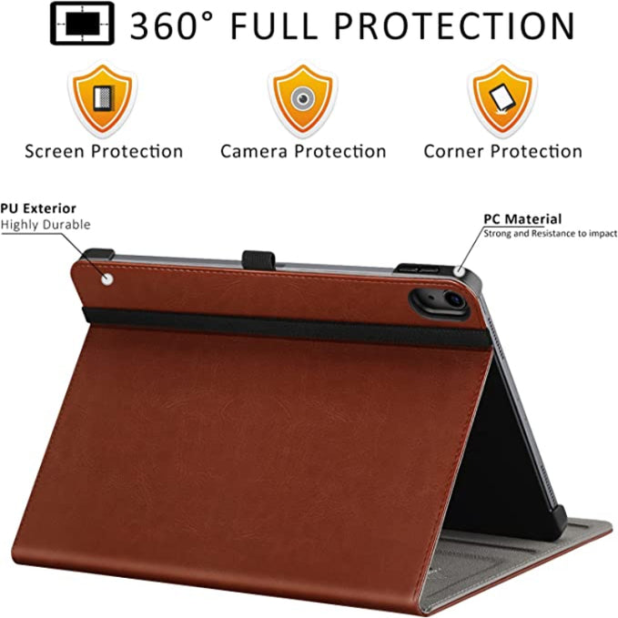 iPad 10th Generation Premium Leather Folio Case