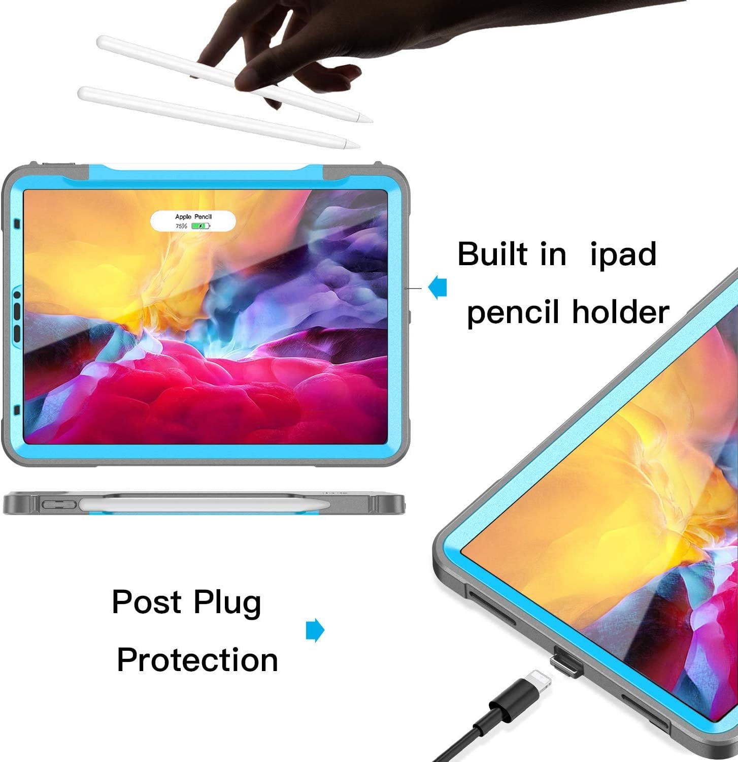 iPad Pro 11 2020/2018 Dual-Layer Shockproof Case