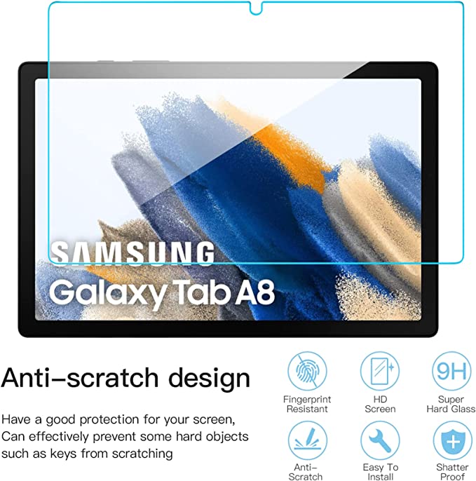 Galaxy Tab A8 Soft TPU Protection Bundle