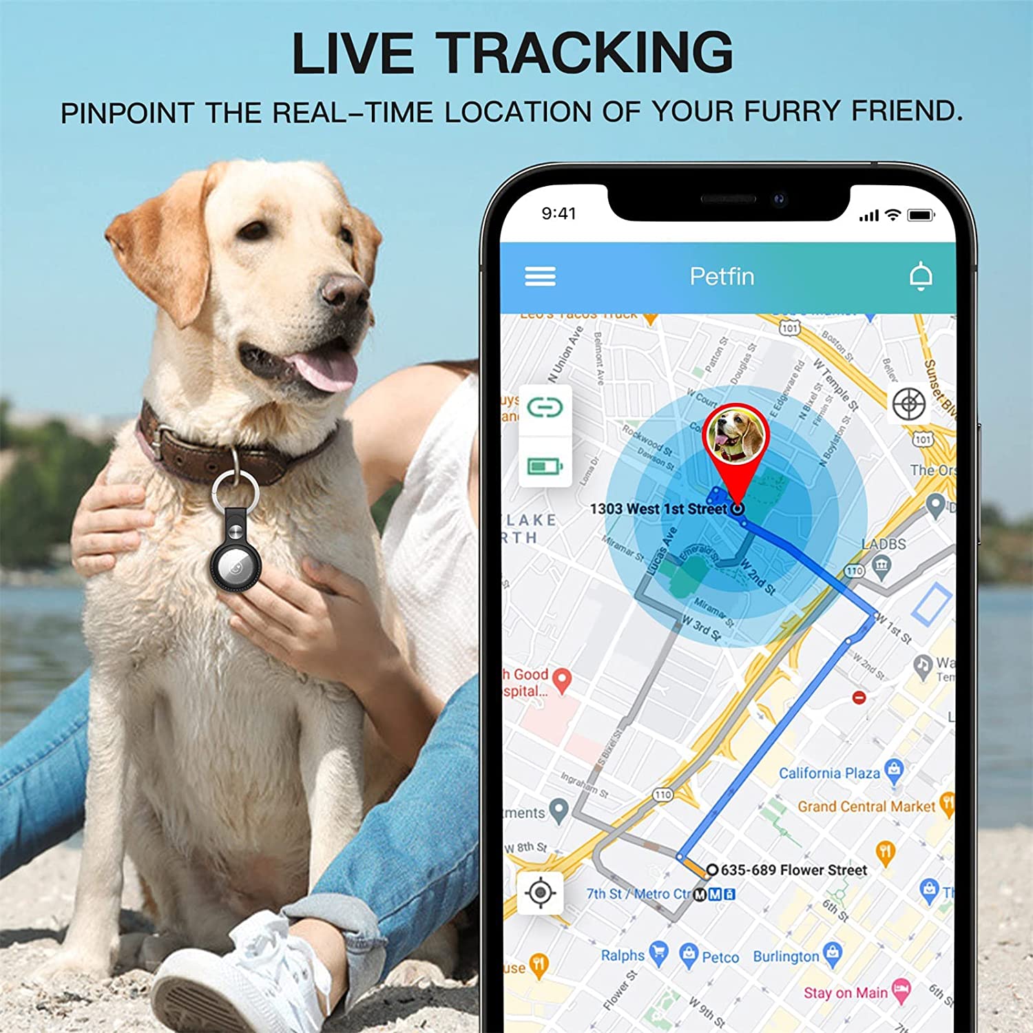 4 Pack PU Leather Case for Mini AirTags Key Finder (Locator Tracker)
