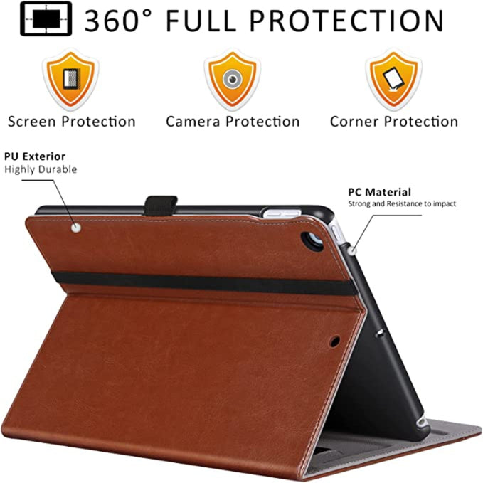 iPad 10.2-Inch Premium Leather Folio Case