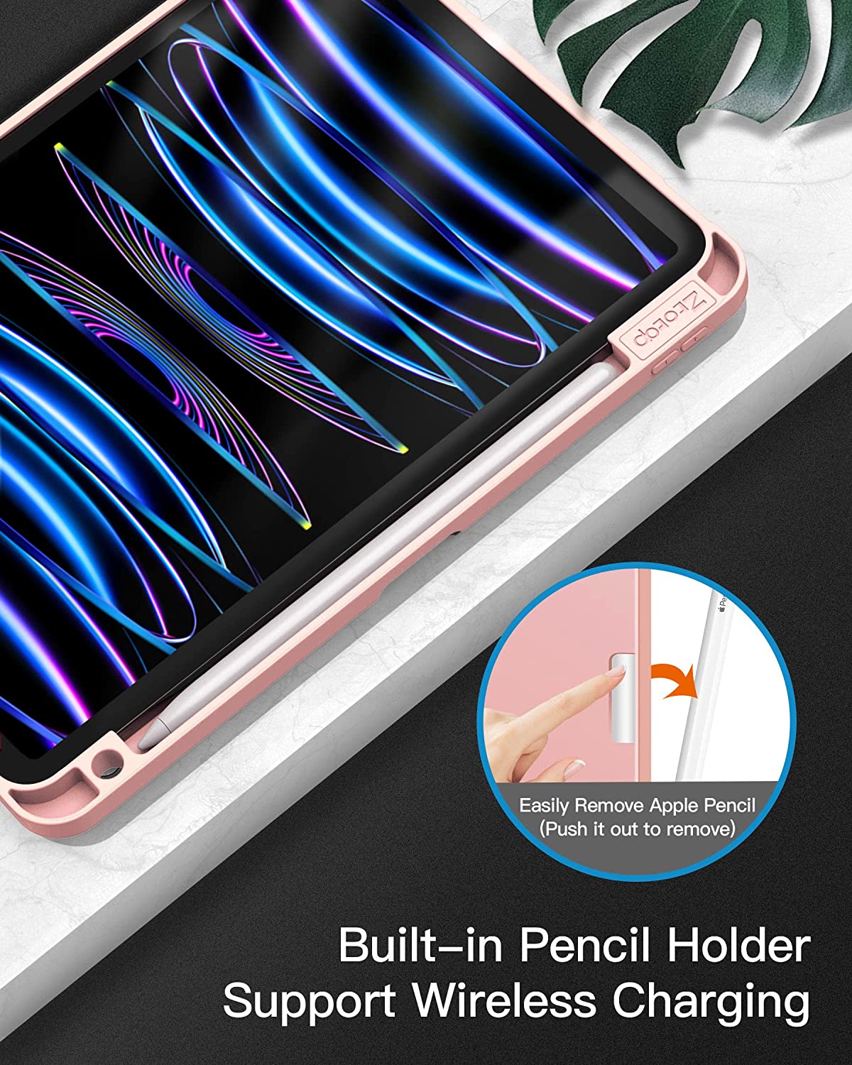 iPad Pro 11 2022/2021 Case with Pencil Holder