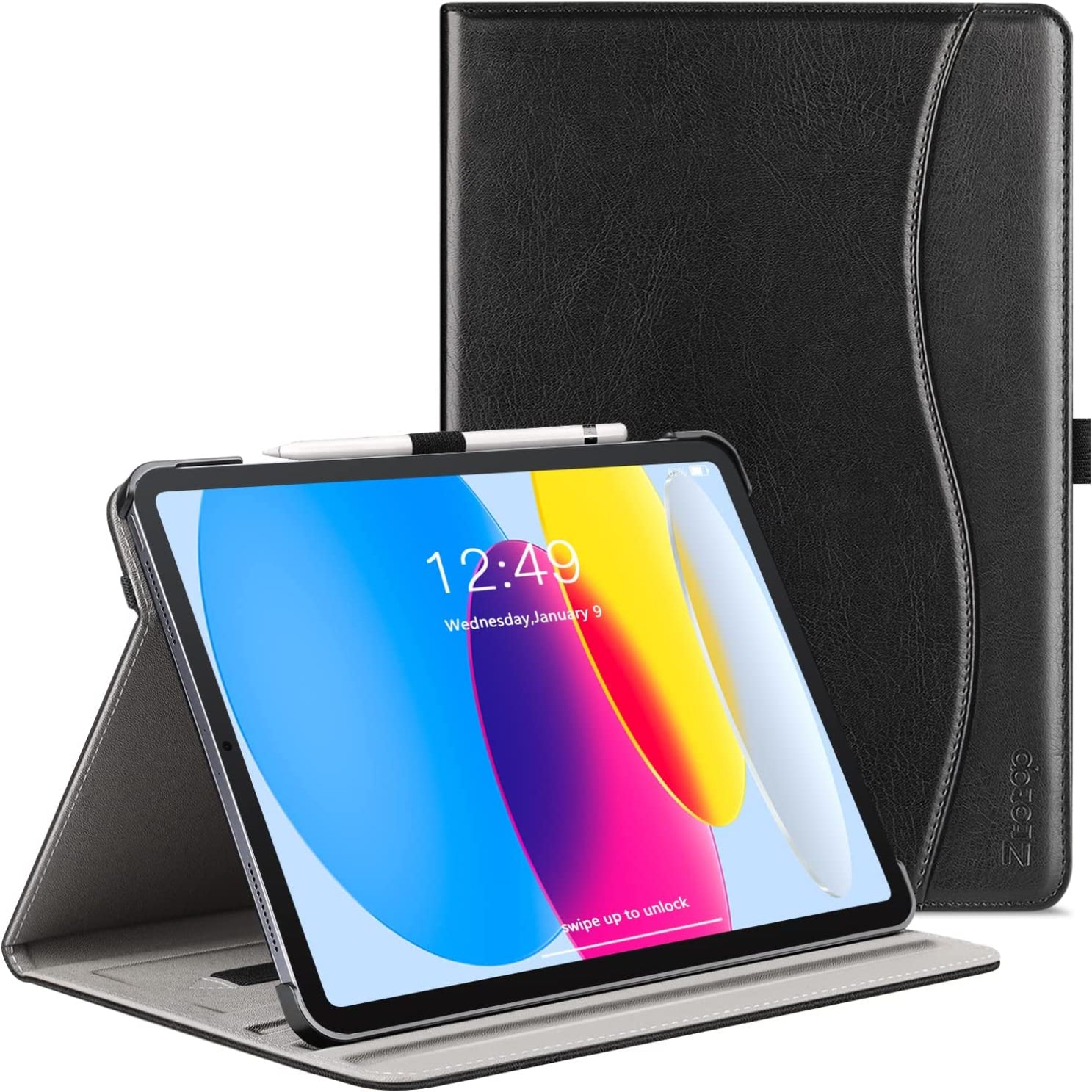 iPad 10th Generation Premium Leather Folio Case